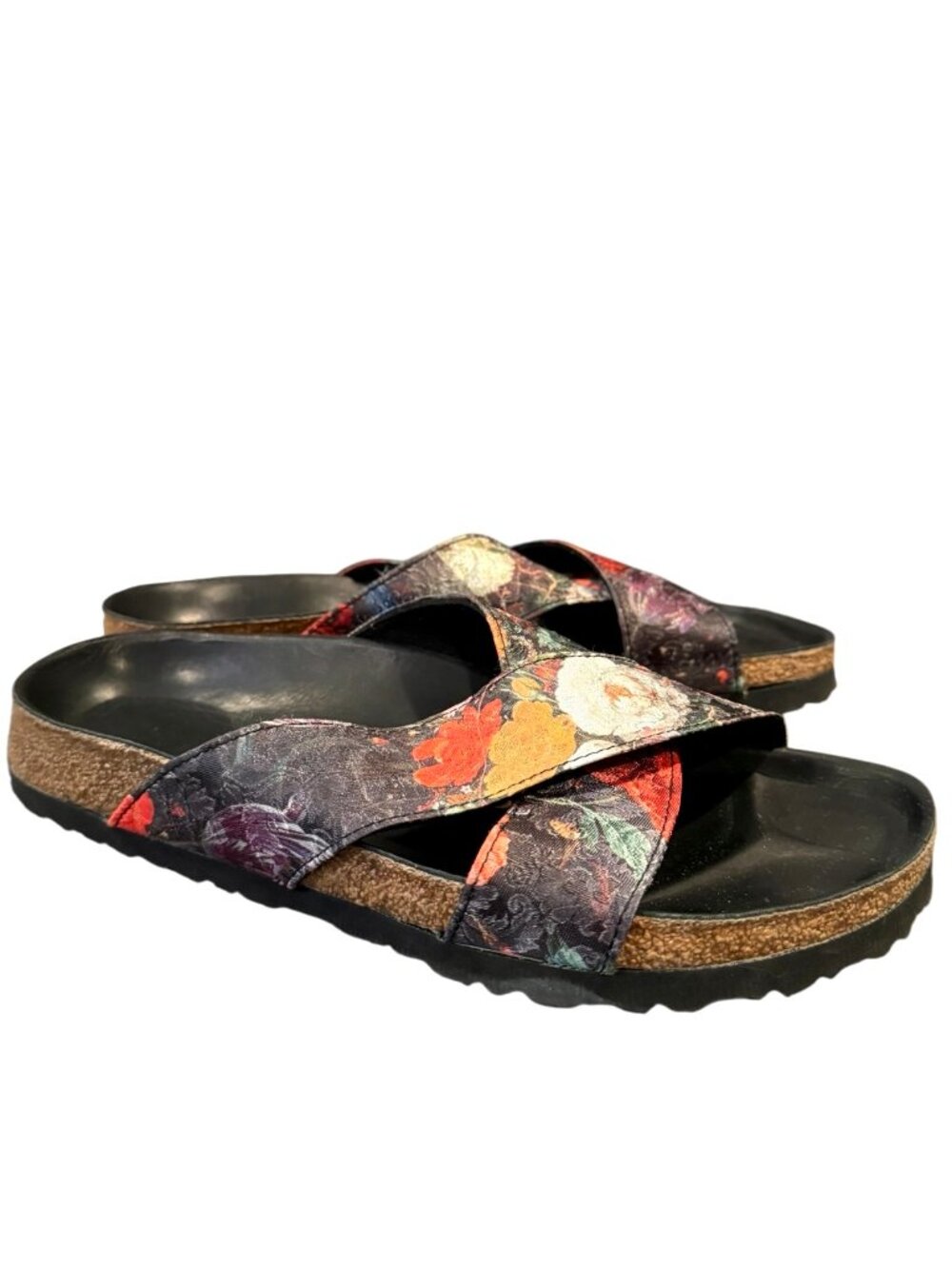 Birkenstock Papillio Daytona Slides Women’s 10–10.5 EU 41 Narrow Floral Sandals